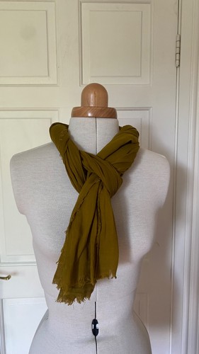 Large cotton muslin scarf - large,