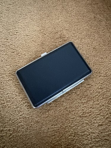 Vintage black faux leather - leather, &