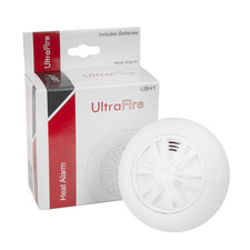 UltraFire UBH1 Fire Alarm Heat Detector for Kitchens (AA Batteries Included)