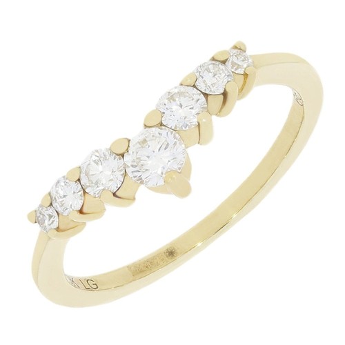 Lab grown diamond wishbone - grown,