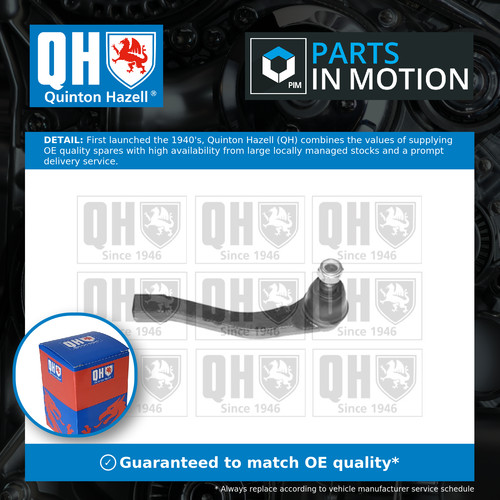 Tie track rod end fits - rod,