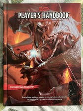PLAYER'S HANDBOOK DUNGEONS & DRAGONS D&D 5TH EDITION HARDBACK SOURCE BOOK