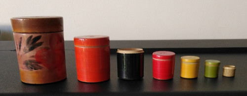 Set six vintage handmade - a,