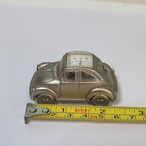 Beetle shaped car clock - car,
