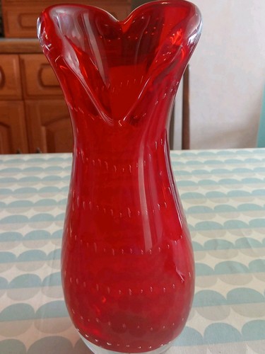 Heavy murano bullicante red - heavy,