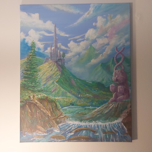 Paintings canvas large - on,