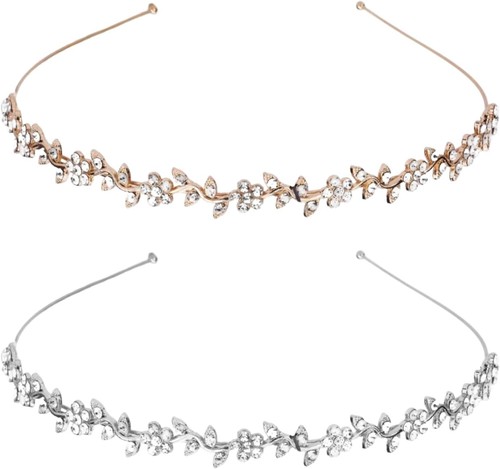 Pcs silver crystal bridal - silver,