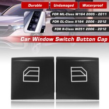 For Mercedes 2pcs Driver Window Switch Repair Button Cap ML GL R Class W164