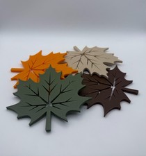 Leaf Coaster, set of 4, Plant