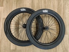 Complete Black BMX Wheel Set -