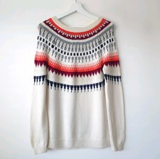 Boden Wool Cashmere Fairisle