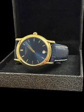 Raymond Weil Geneva Gold Plated! Navy Dial✅ Brand New Navy Strap✅