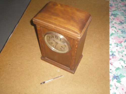 Large mantle clock working - large,