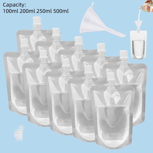 100 500ml plastic stand bag - up,