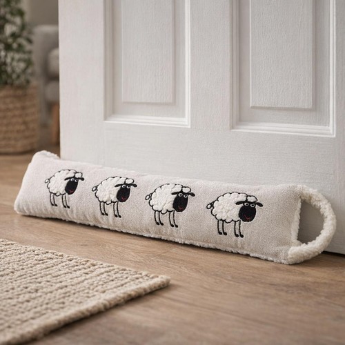 Sheep draught excluder - draught, novelty