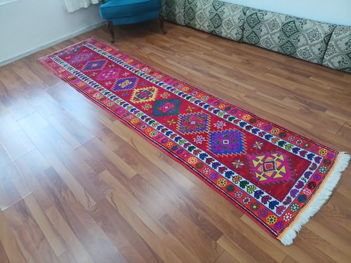 Antique handmade rug - rug, turkish