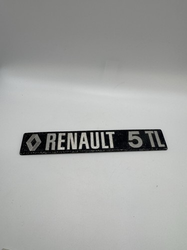 Vintage renault car badge - car,