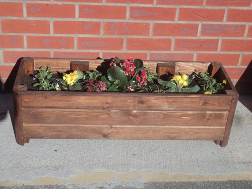 Trough planter 89cm long 30cm - long,,