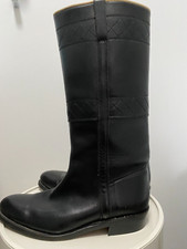 Black Leather Spanish Riding