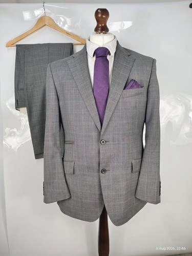 Sartorial men grey check - m&s,