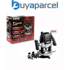 Trend T7EK 1/2in Variable Speed Router Plunge Cut Soft Start 2100W 240V TRET7EK
