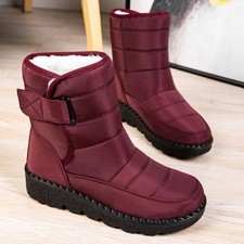 Womens Winter Warm Fur Lined