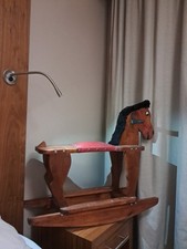 Vintage Wooden Rocking Horse