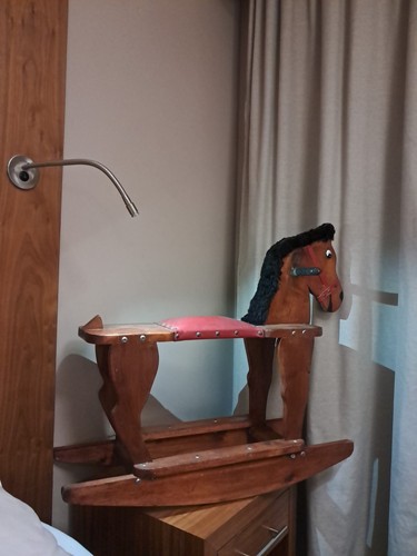 Vintage wooden rocking - vintage, horse