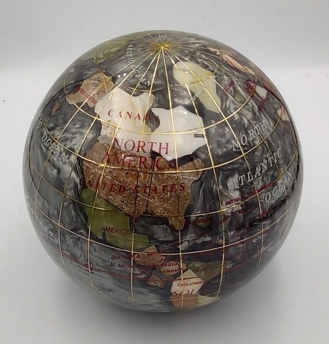 Gemstone world globe - world,