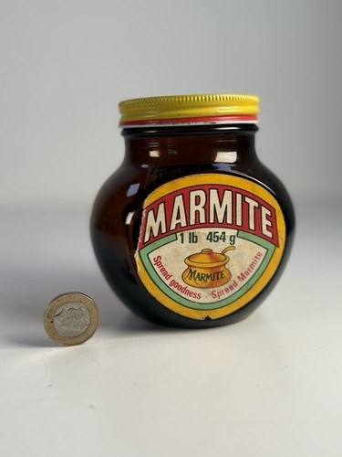 Vintage marmite jar 1lb 454g - marmite,