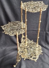 Antique plant stand pierced - plant,