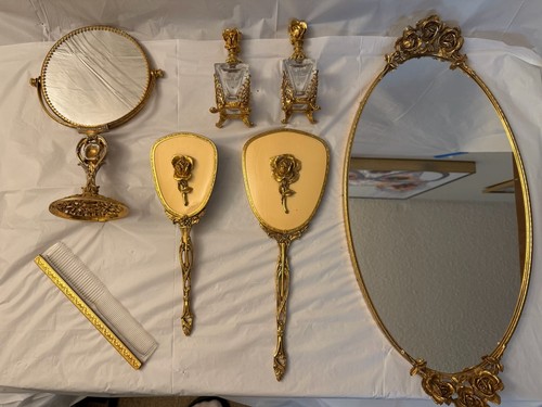 Vintage 24k gold - 7-pc, plated