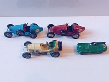 Collection Of 4x Vintage Racing Cars Diecast Metal Car Models Toys By Lesney.