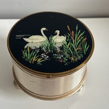 1950s Lador Swiss Musical Movement  Trinket/Powder Box La Vie En Rose Working