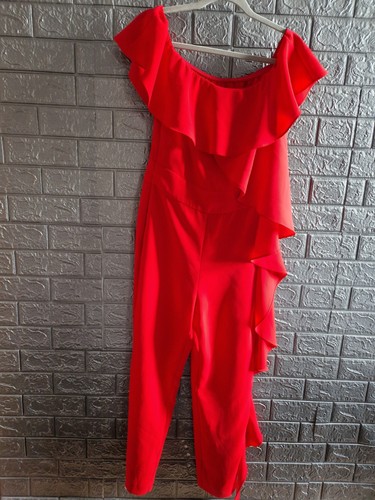 Zara women red jumpsuit - women's,
