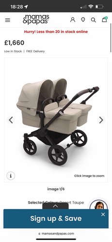 Bugaboo donkey twin - donkey,