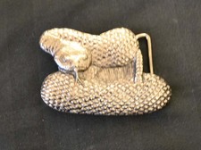 Men's Belt Metal Buckle Novelty Snake Rattlesnake