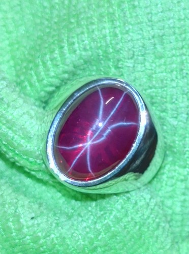 Mens star ruby ring otta - ruby,