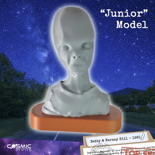 Junior alien bust - alien, |