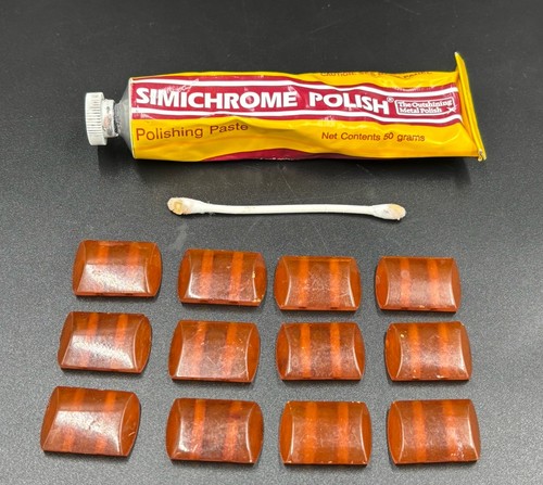 Vintage bakelite loose beads - bakelite,