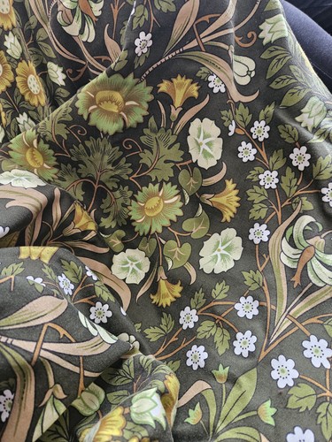 Mcm curtains green floral - mcm,