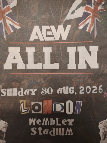 Aew all 2026 - aew, wembley