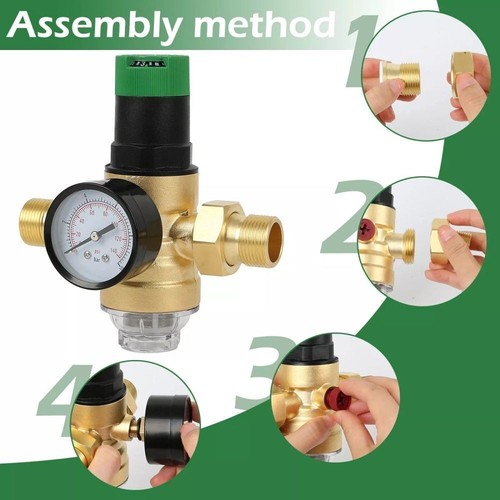 Brass water pressure - pressure, reducing