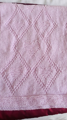 Beautiful pink hand knitted - pink, hand-knitted