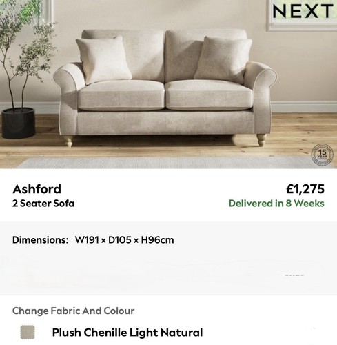 Next ashford seater - next,