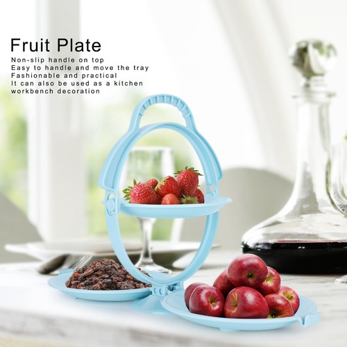 Fruit tray portable multilayer - tray,