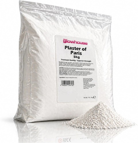 Plaster paris powder fine - of,