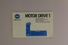 Minolta Motor Drive 1 Manual