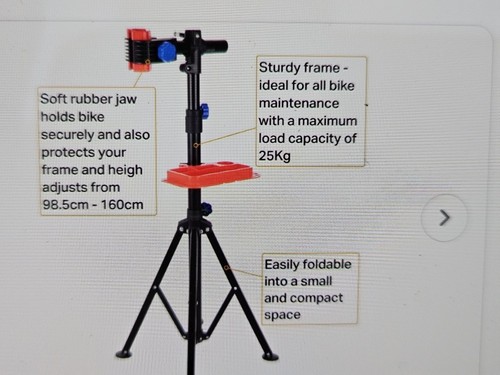Halfords bike repair stand