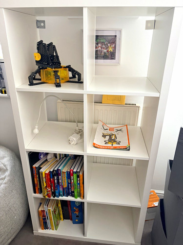 White ikea kallax shelving - kallax,